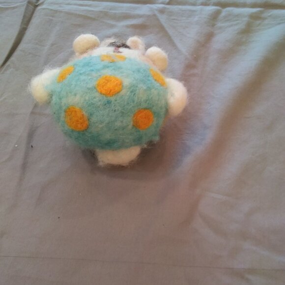 Woolbuddy Handmade Felted Rabbit Finished - 6" - Picture 4 of 4